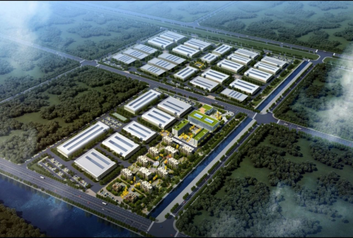 青岛市莱西高科技工业园巨峰产业化基地项目钢结构全面封顶(图3) 青岛市莱西高科技工业园巨峰产业化基地项目钢结构全面封顶(图3)
