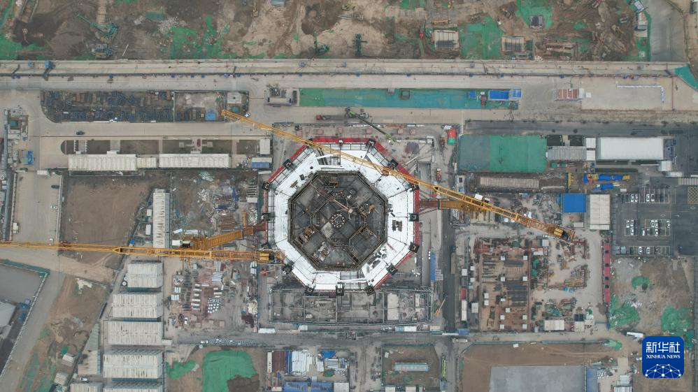 河北雄安新区中国中化大厦主体结构封顶(图4)