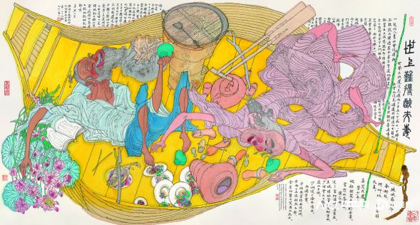 黄永玉艺术生命的最后一程：如此不拘法度、如此浓郁斑斓(图7)