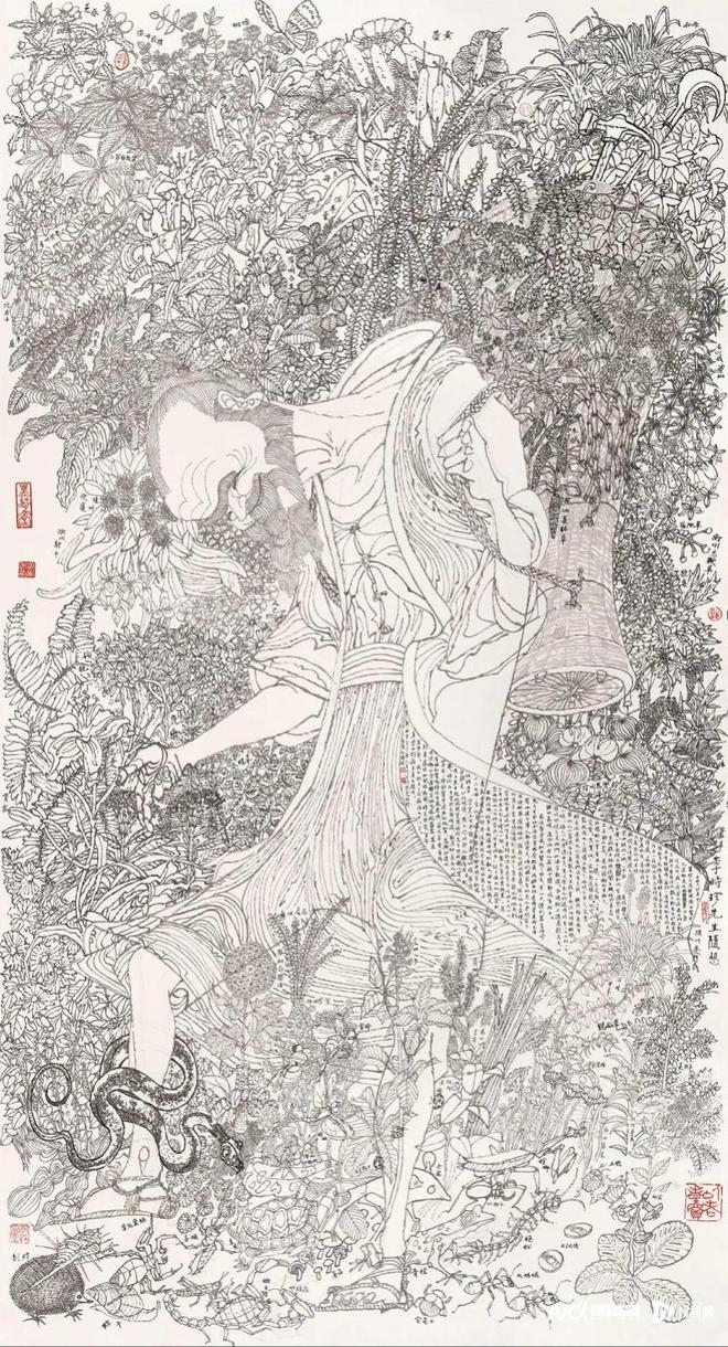 黄永玉艺术生命的最后一程：如此不拘法度、如此浓郁斑斓(图6)