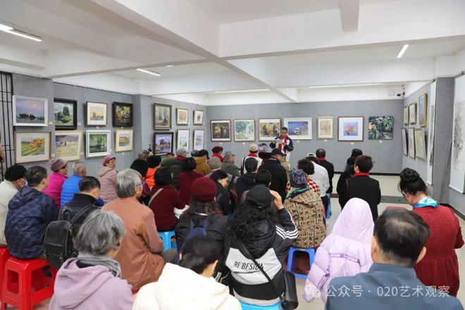 海珠区艺术名家工作室迎春美术作品展在凤阳街文化活动中心开幕