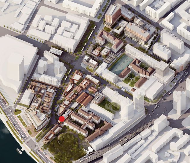 河北区副区长王林、上海建工副总裁张惠忠到天住集团旗下项目调研